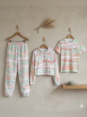 adidas Originals Pastel Marble 3 Piece Set NWT Women’s Medium